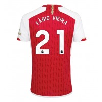 Arsenal Fabio Vieira #21 Hjemmebanetrøje 2023-24 Kortærmet